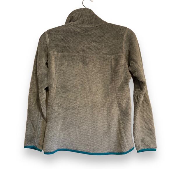 Patagonia Grey Teal Fleece Jacket Womens Sz XS Re-Tool Snap-T Pulloverver Hiking - Picture 2 of 16